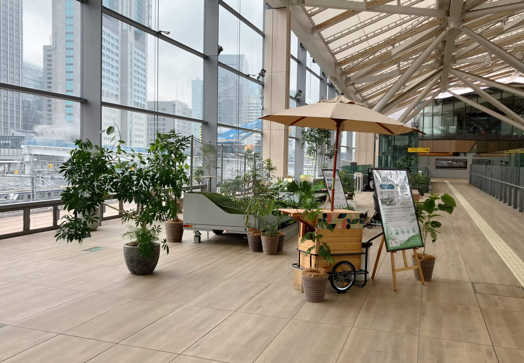 高輪ゲートウェイ駅内